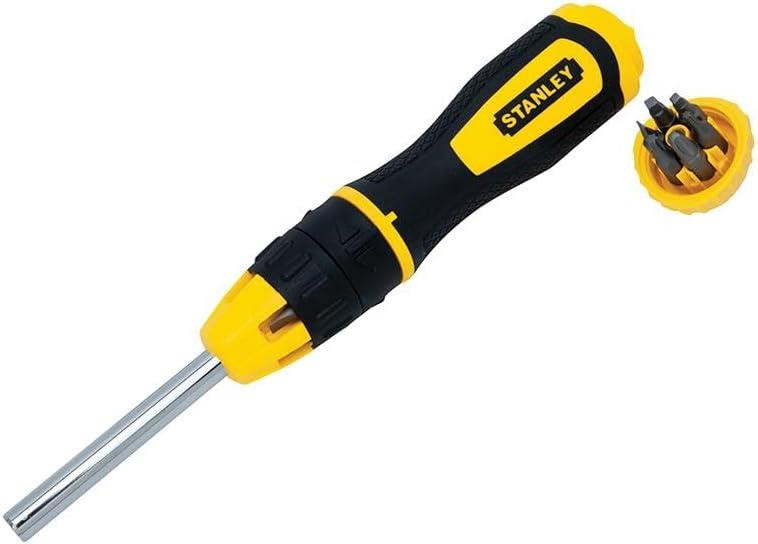 Stanley 0-68-010 Multibit Ratchet Screwdriver with 10 Bits