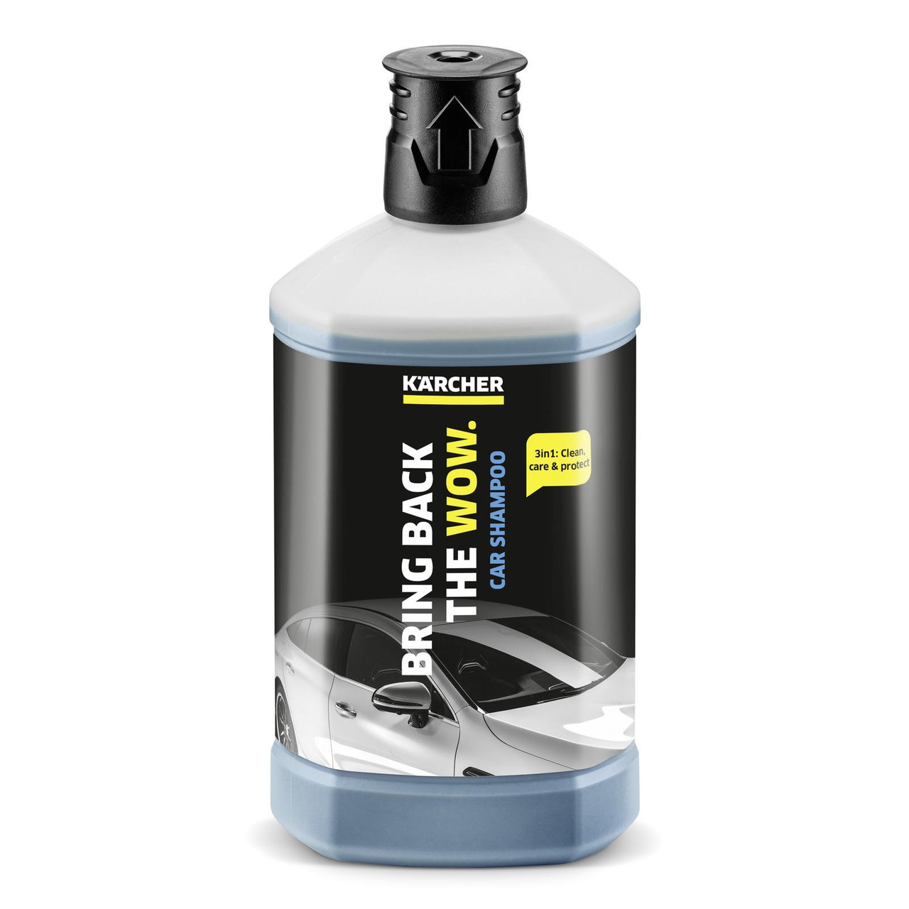 Karcher Snow Foam Bottle Pressure Washer Detergent Car Shampoo Plug Clean 3 In 1(1 litre) x 2 