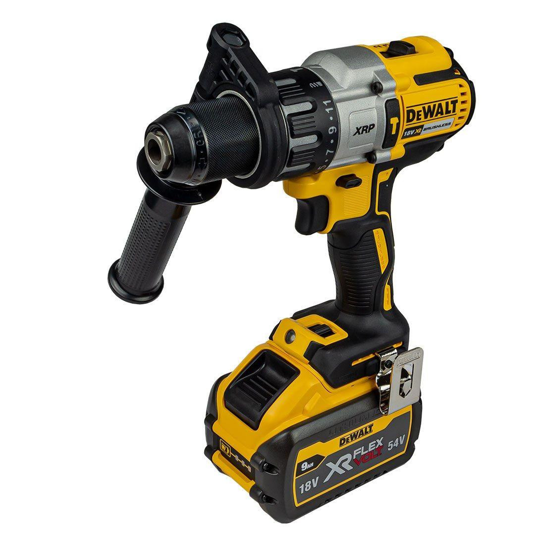 DeWalt DCD996X1-GB 18V XR Brushless Premium Hammer Drill Driver - 1 x 9.0Ah