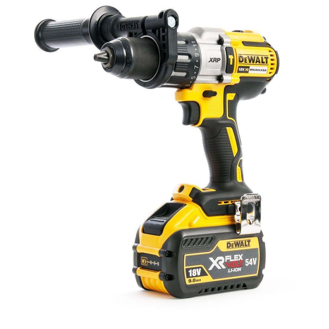DeWalt DCD996X1-GB 18V XR Brushless Premium Hammer Drill Driver - 1 x 9.0Ah