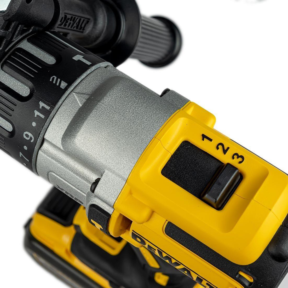 DeWalt DCD996X1-GB 18V XR Brushless Premium Hammer Drill Driver - 1 x 9.0Ah