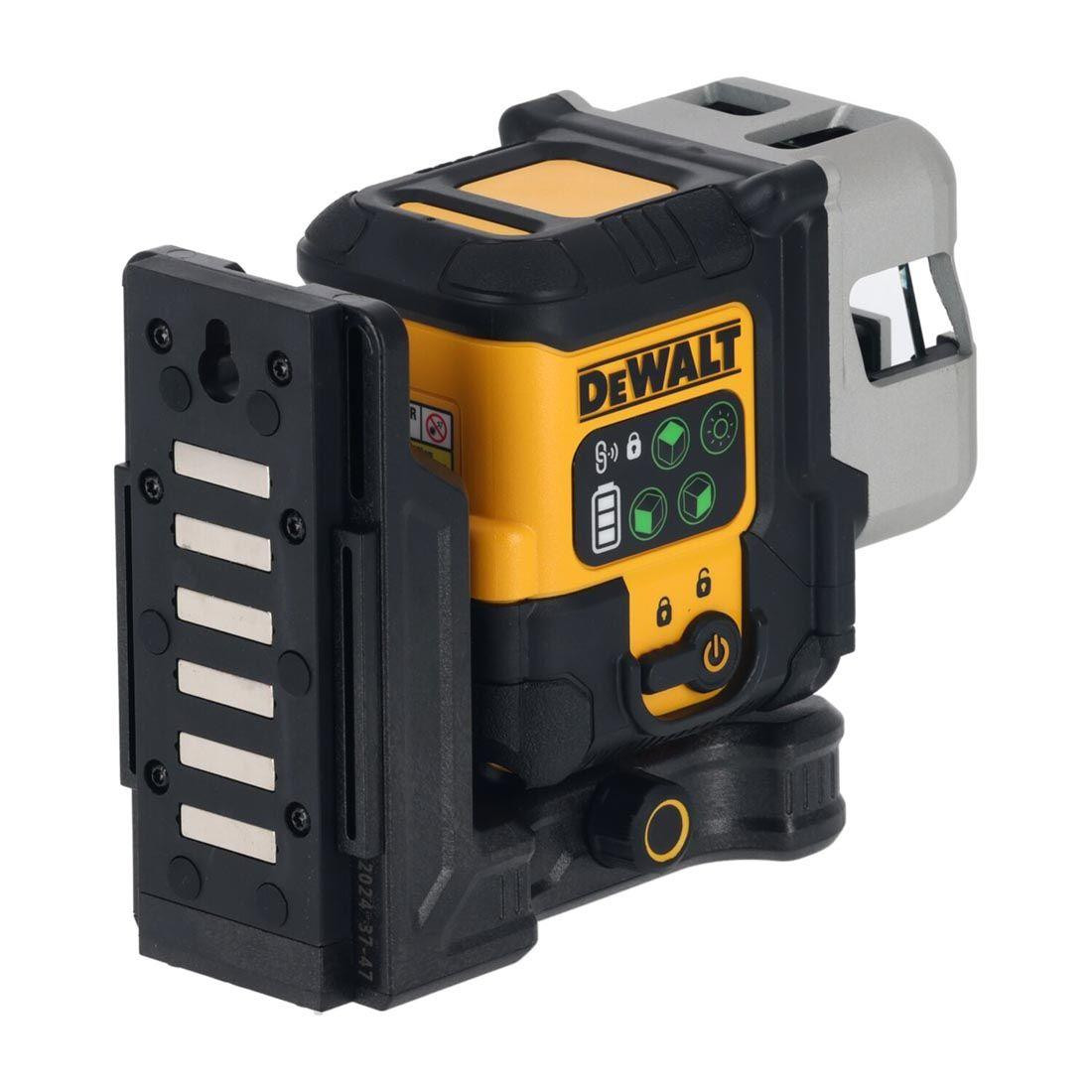 DeWalt DCLE14301GB-XJ USB 3x180° Green Beam Laser Level – Body Only with USB-C Cable