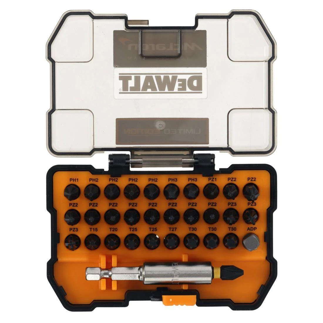 Dewalt X McLaren F1 DT70901T-QZ 32 Piece FLEXTORQ Screwdriving Bit Set