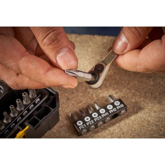Stanley FatMax  FMMT19101-0 PRO-STACK 1/4in Socket & Bit Set, 37 Piece