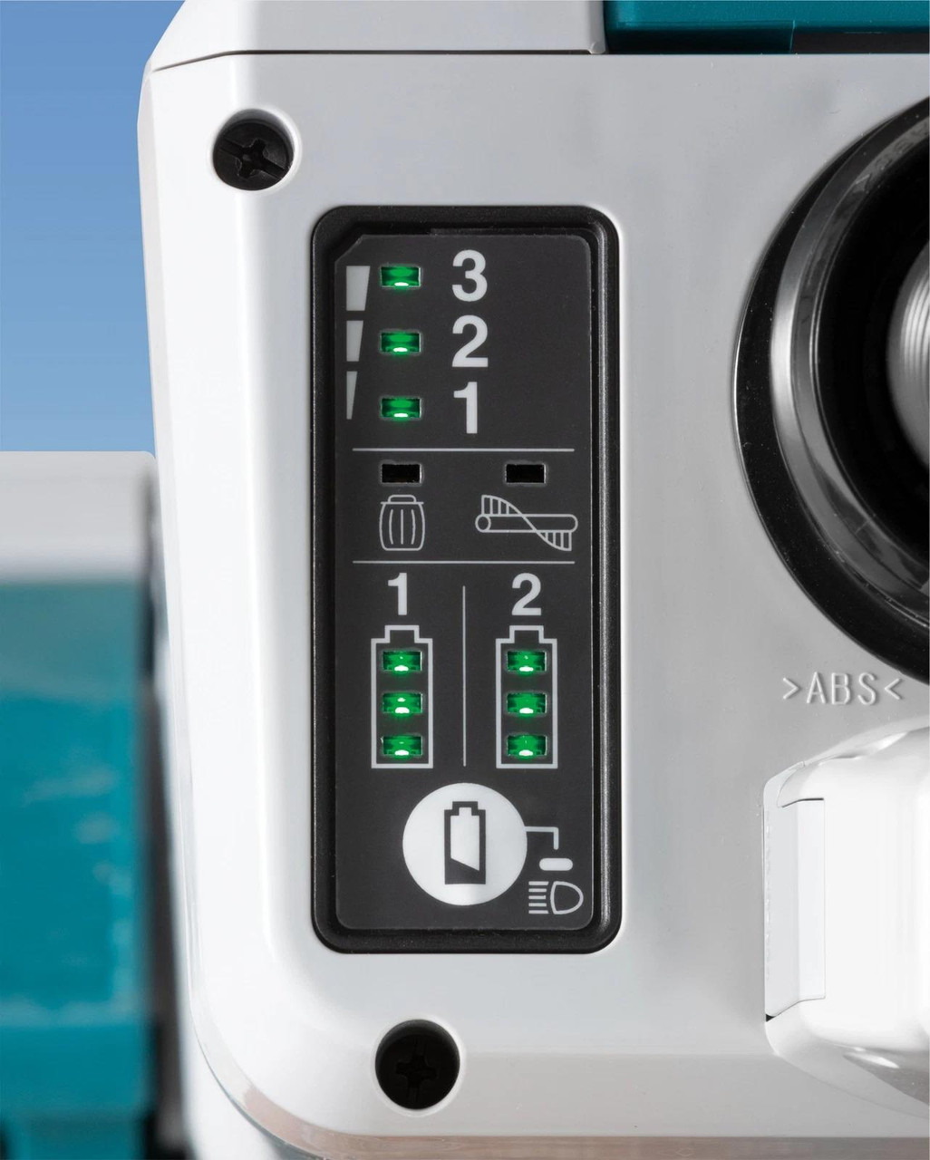 Makita DVC560PT2 Twin 18V Brushless Upright Vacuum Cleaner with 2x 5.0Ah batts and DC18RD charger