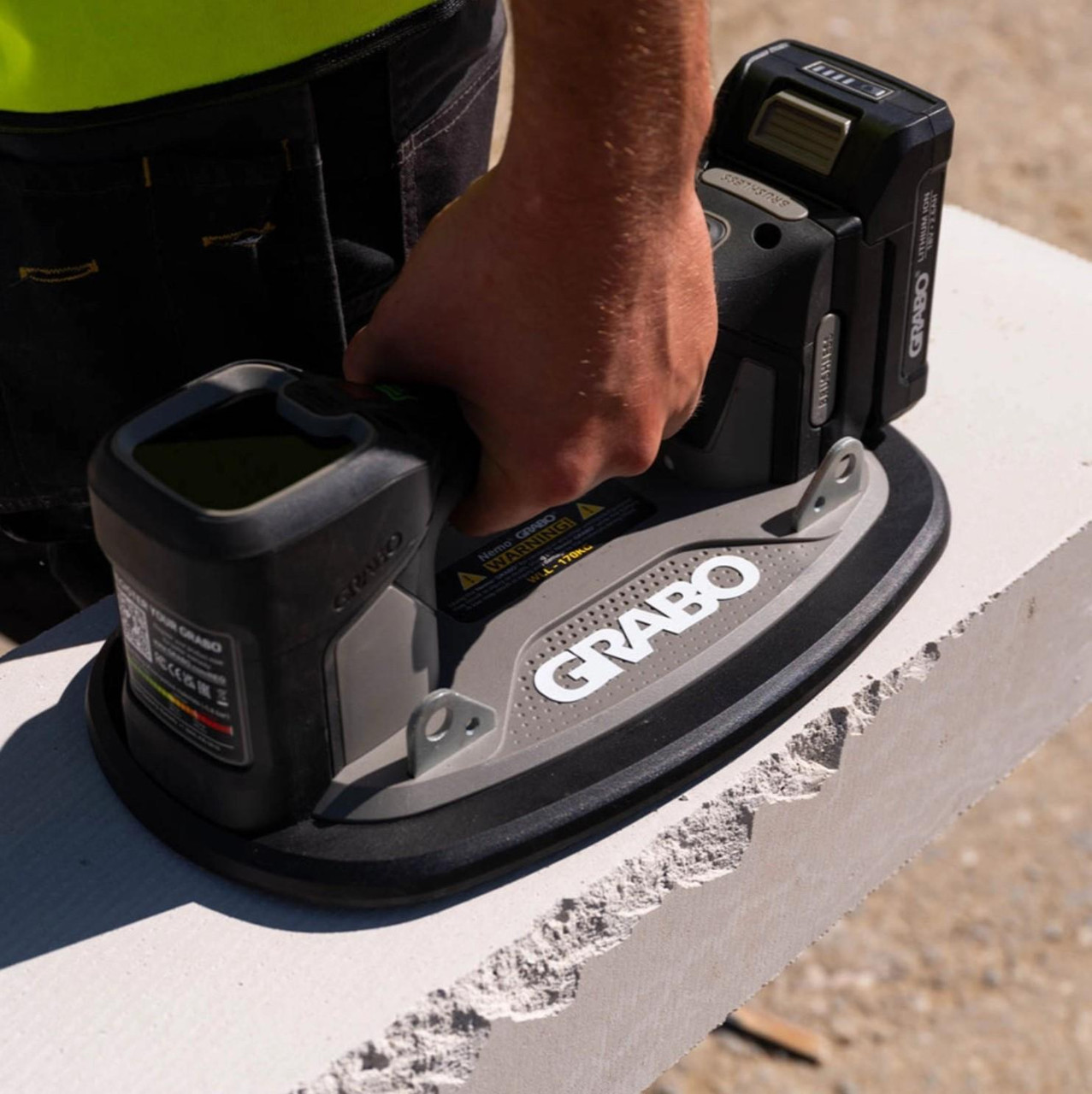 Grabo GRAB330 Brushless Vacuum Lifter Body & Milwaukee Battery Adaptor