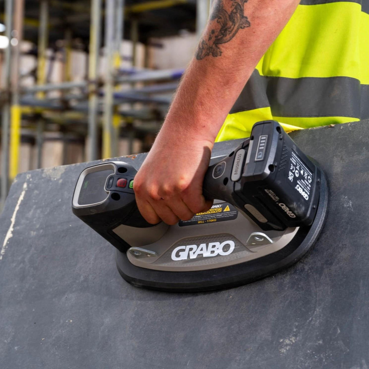 Grabo GRAB340 Pro Brushless Vacuum Lifter Set Inc 1x 2.6Ah Battery