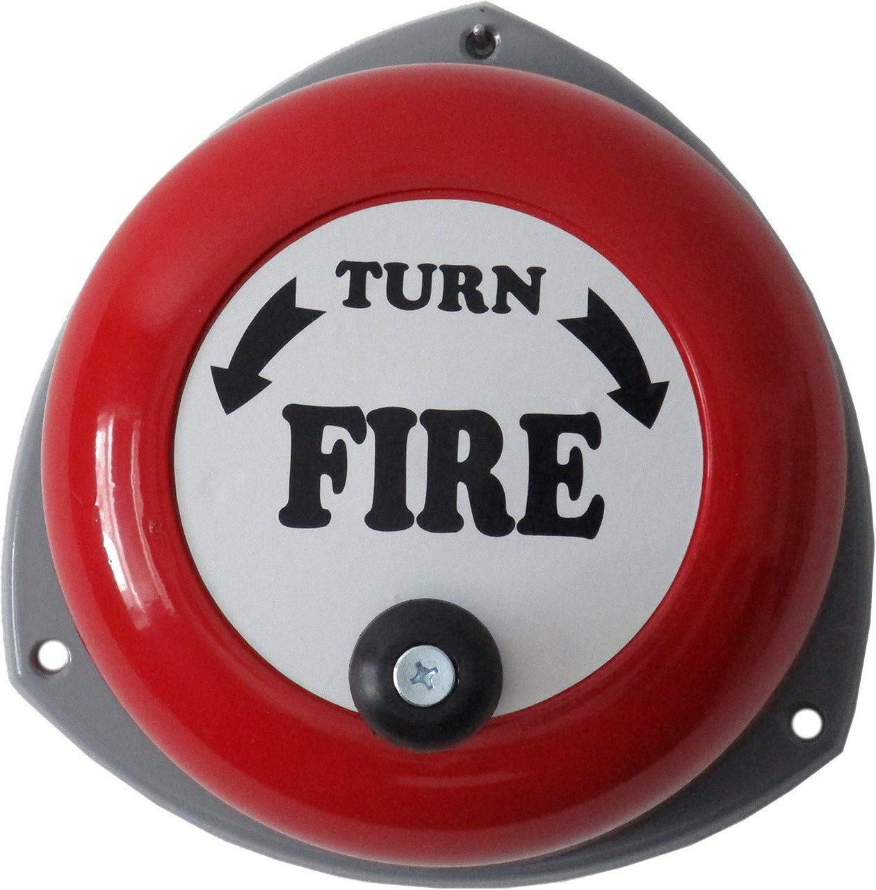 Rotary Fire Alarm Hand Bell 9"