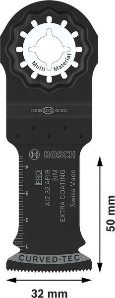 Bosch PRO Starlock AIZ 32 APIB BIM Multi Material Plunge Cut Multitool Saw Blade 32mm x 50mm 10 Pcs 2608669068