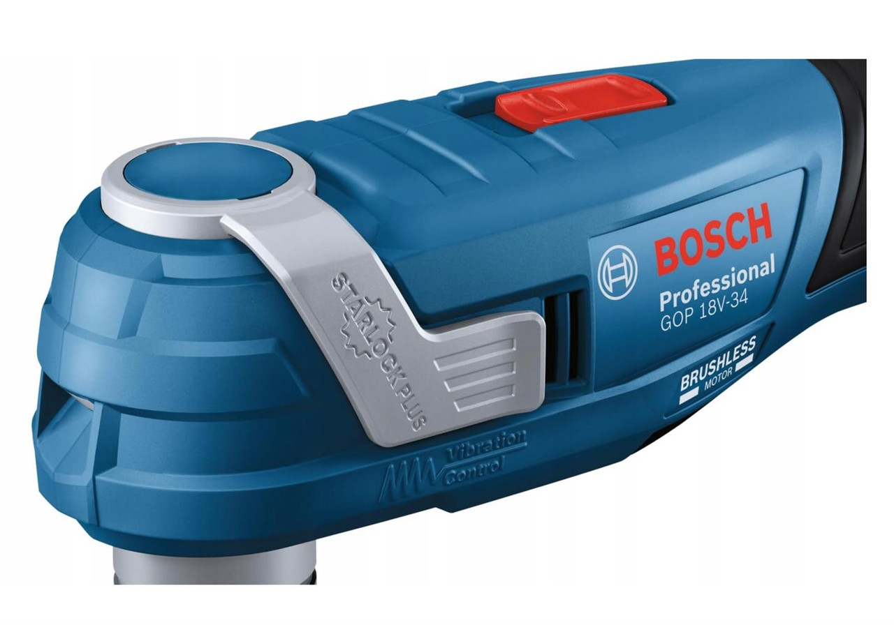 Bosch GOP 18V-34 Multi Cutter Starlock with Case and Accessories - Body Only 06018G2002 