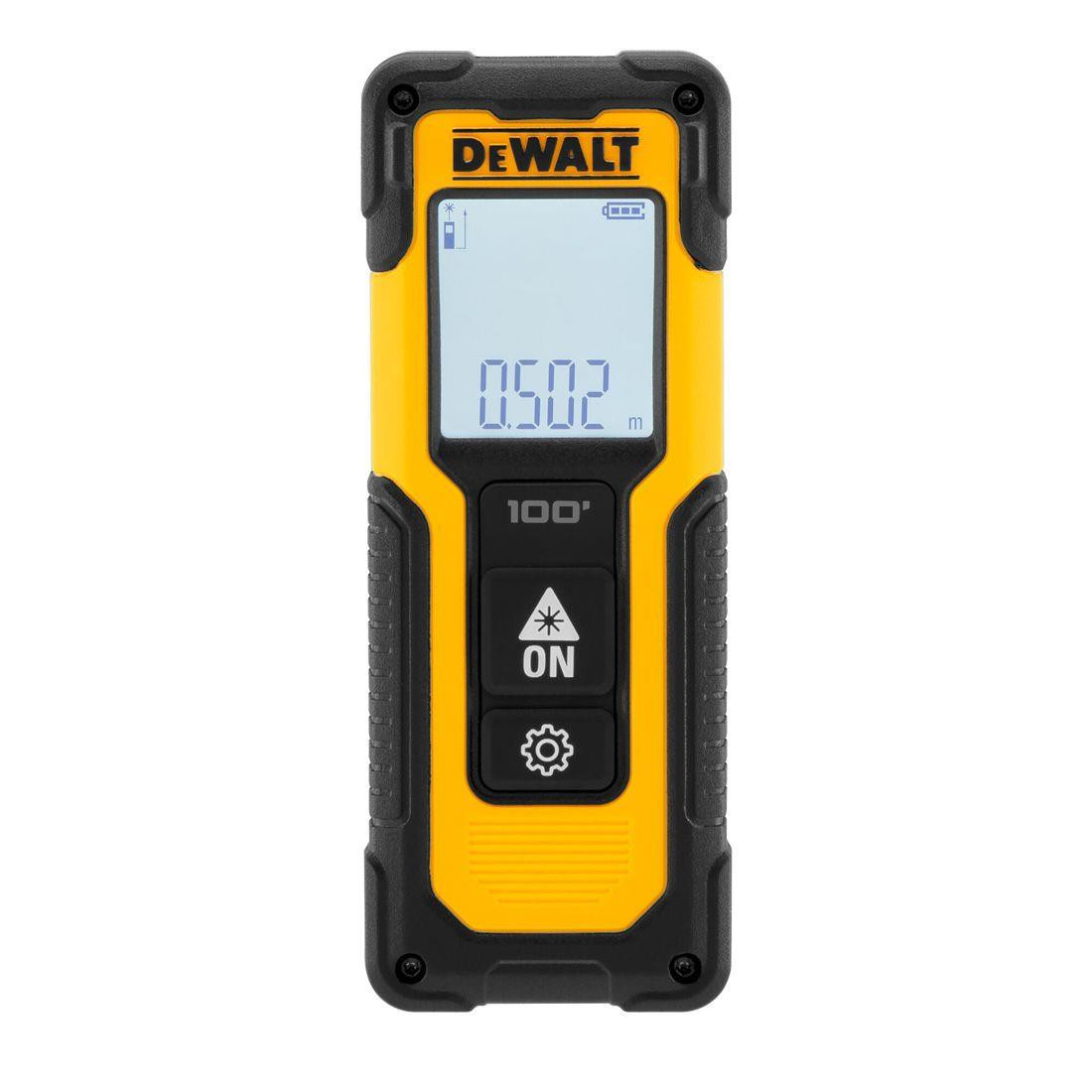 DeWalt DWHT77100-XJ Laser Line Distance Measurer 30m – Includes 2× AAA Batteries