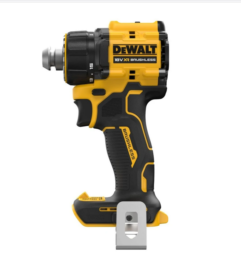 Dewalt DCD803NT-XJ 18V XR Brushless Multi-Head Drill Driver - Body, Case & 4 x Interchangable Heads