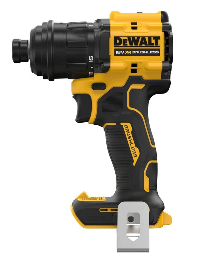 Dewalt DCD803NT-XJ 18V XR Brushless Multi-Head Drill Driver - Body, Case & 4 x Interchangable Heads