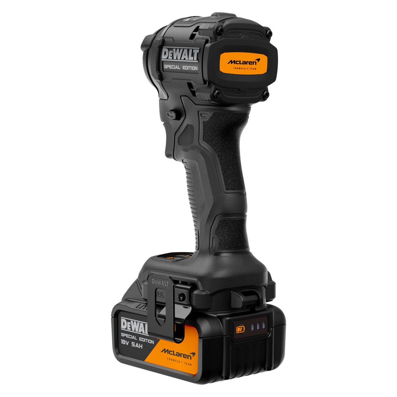 Dewalt X McLaren F1 DCF86MP2T 18V XR Brushless Impact Driver – 2 x 5.0Ah Kit with Charger & TSTAK