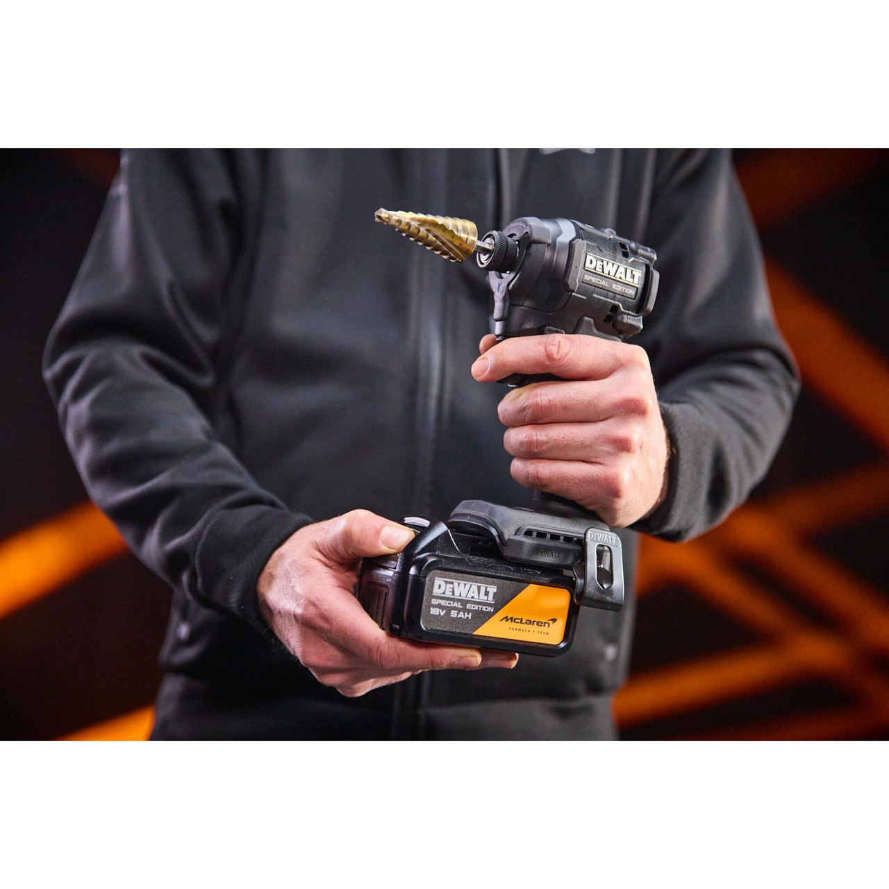 Dewalt X McLaren F1 DCF86MP2T 18V XR Brushless Impact Driver – 2 x 5.0Ah Kit with Charger & TSTAK