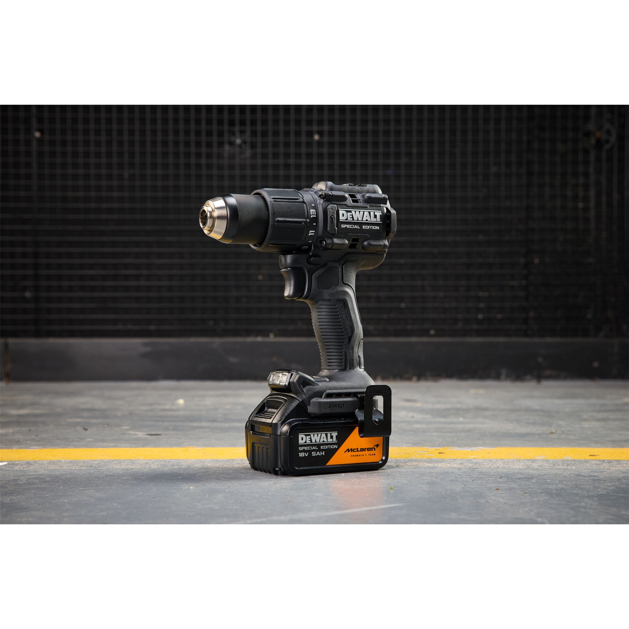 Dewalt X McLaren F1 DCD86MP1T 18V XR Brushless Combi Drill – 1 x 5.0Ah Kit with Charger & TSTAK