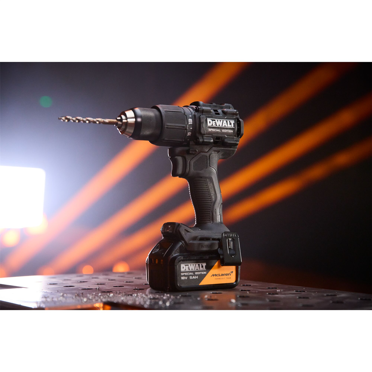 Dewalt X McLaren F1 DCD86MP1T 18V XR Brushless Combi Drill – 1 x 5.0Ah Kit with Charger & TSTAK