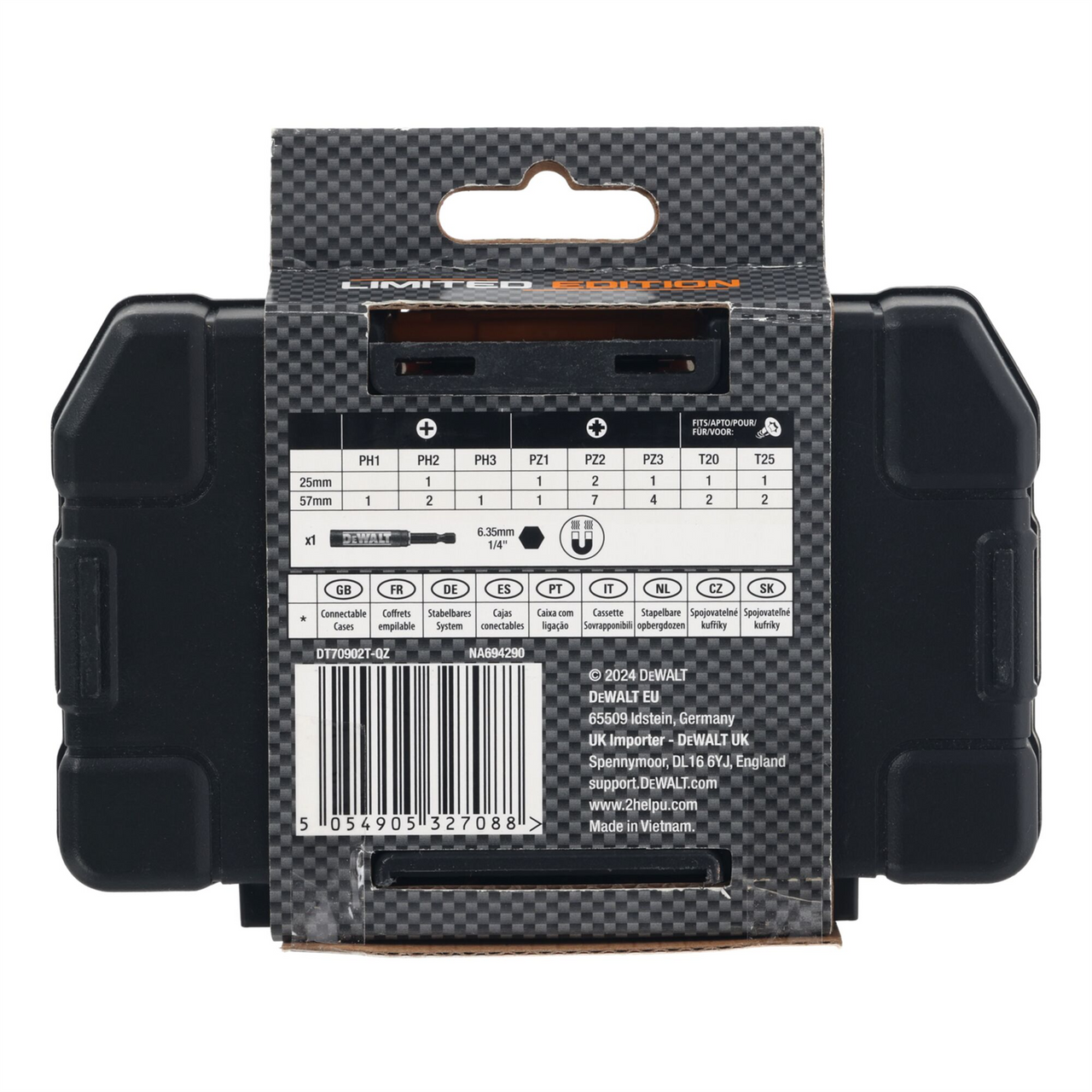 Dewalt X McLaren F1 DT70902T-QZ Team Special Edition 28 Piece Small Tough Case Bit Set