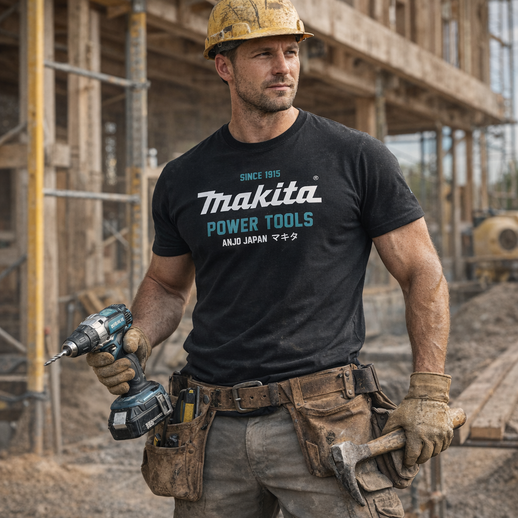 Makita 98P237-M T-Shirt Black – Size Medium