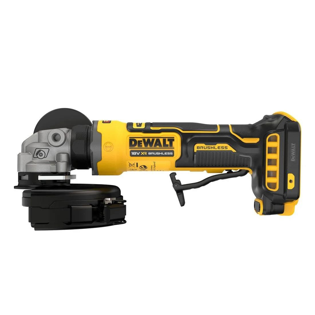 DeWalt DCG404N-XJ 18V XR Brushless 125mm Slim Body Angle Grinder Body Only