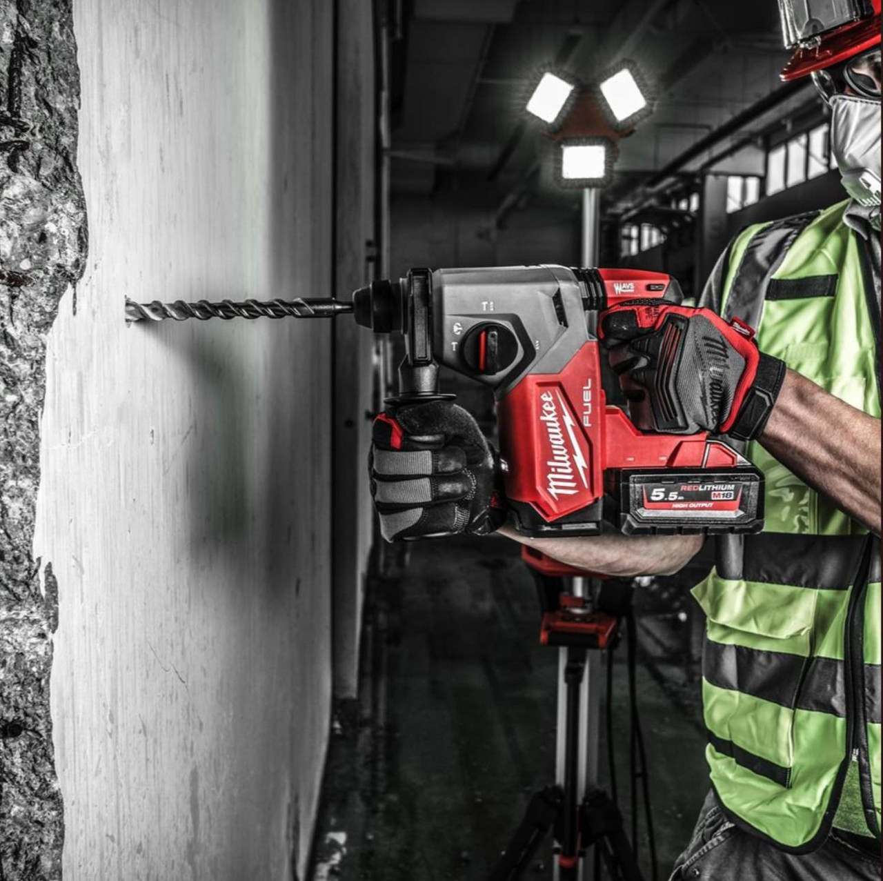 Milwaukee M18 FUEL FH-0 18V 26mm SDS+ 4-Mode Rotary Hammer Drill (Body Only)