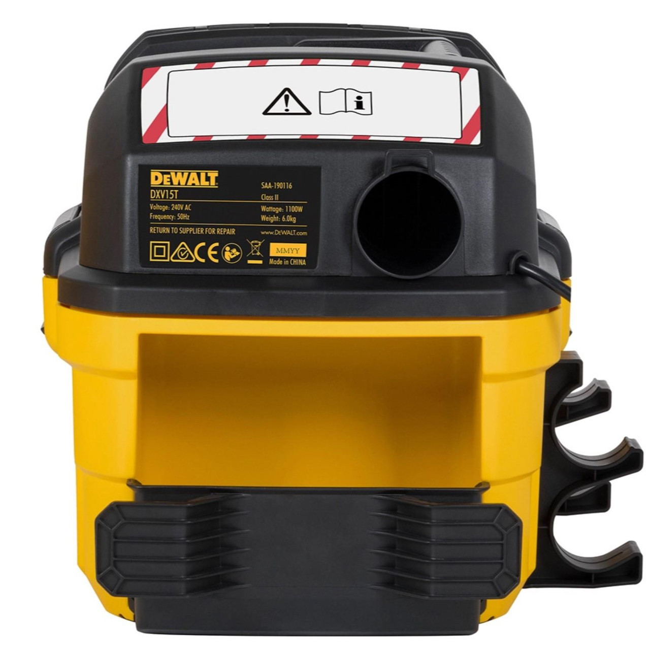 Dewalt DXV15TA 15L 1100W Toolbox Electric Wet & Dry Vacuum Cleaner with Blower Function