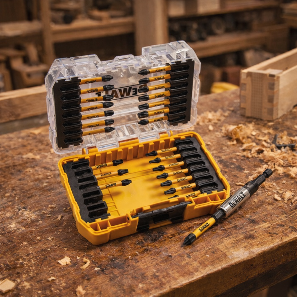 DeWalt DT70783T-QZ TOUGHCASE FLEXTORQ 57mm Long Impact Screwdriver Bit Set x 26 Pcs
