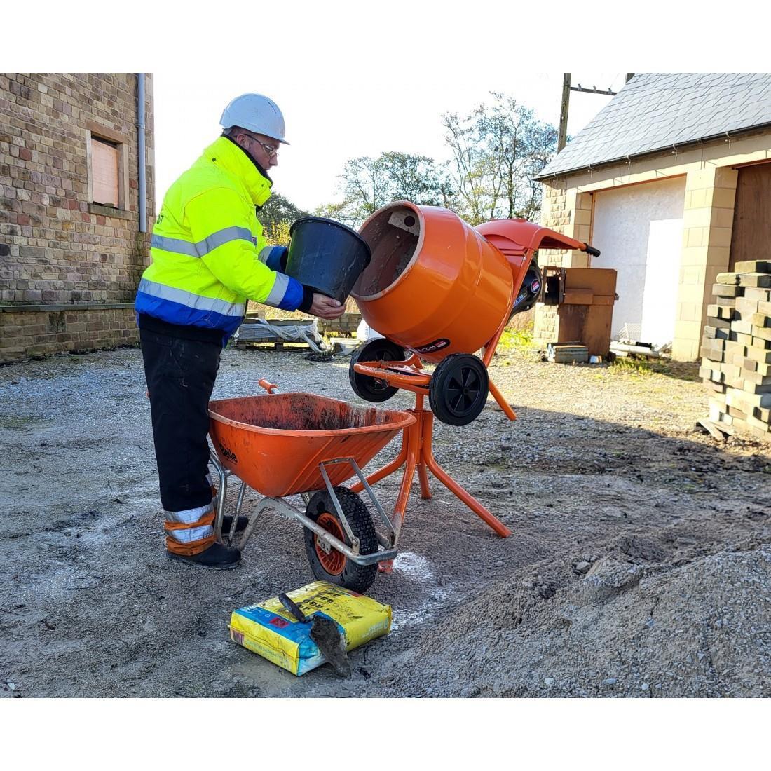 Belle MiniMix 150E+ Cordless Heavy Duty Cement Mixer with 82V 8Ah Battery & Charger – M84B