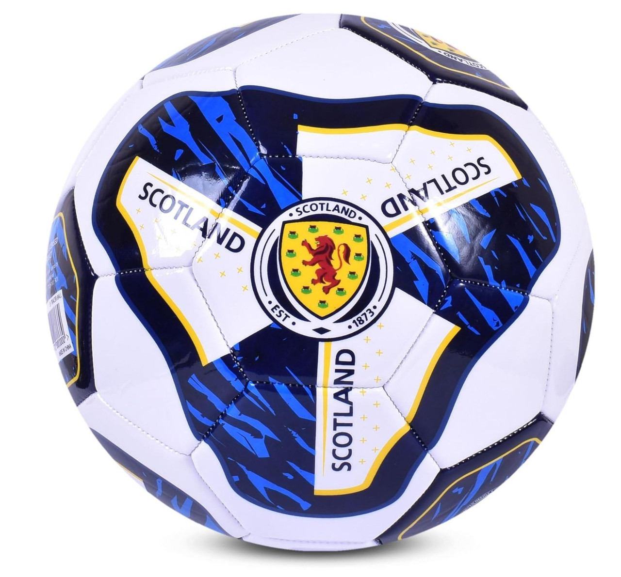 Hy-Pro Scotland FA Football Size 5, White, Tracer Design