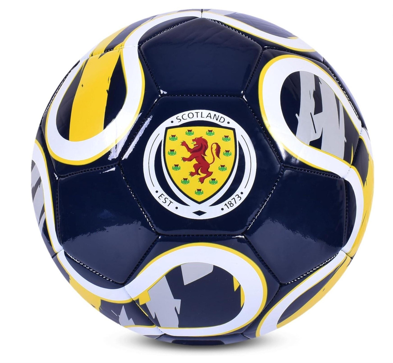 Hy-Pro Scotland FA Football Size 5, Apollo Design, Blue