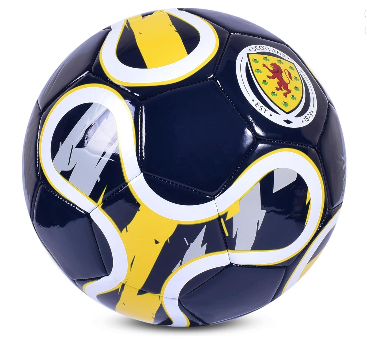 Hy-Pro Scotland FA Football Size 5, Apollo Design, Blue