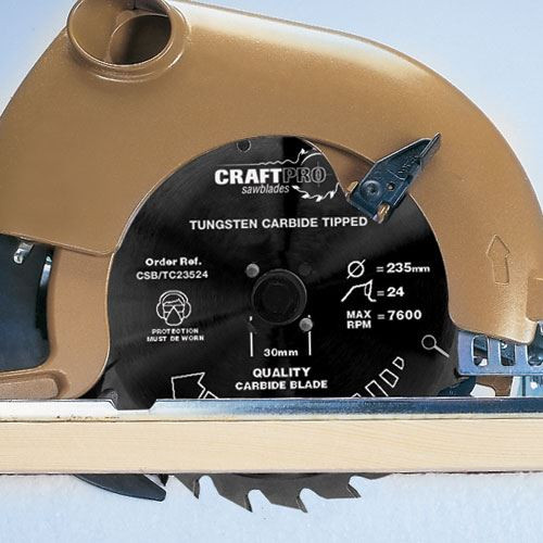 Trend CSB/18440 CraftPro 184mm 40T Circular Saw Blade 16mm Bore for General Purpose and Fine Finish Cutting