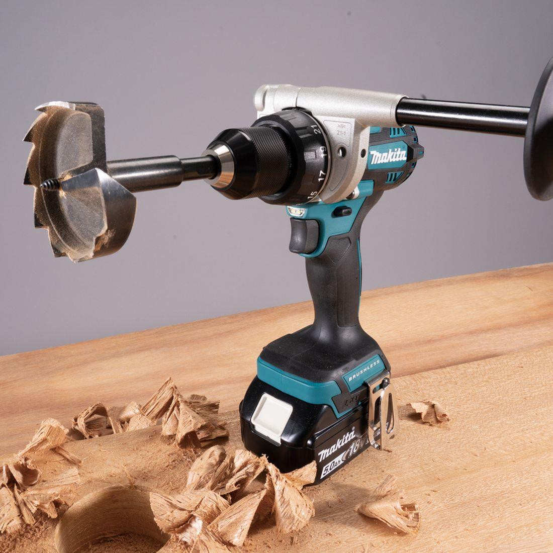 Makita DLX2566TJ 18V LXT Brushless Twin Kit, 2 x 5.0Ah Batteries, Charger and MAKPAC Case