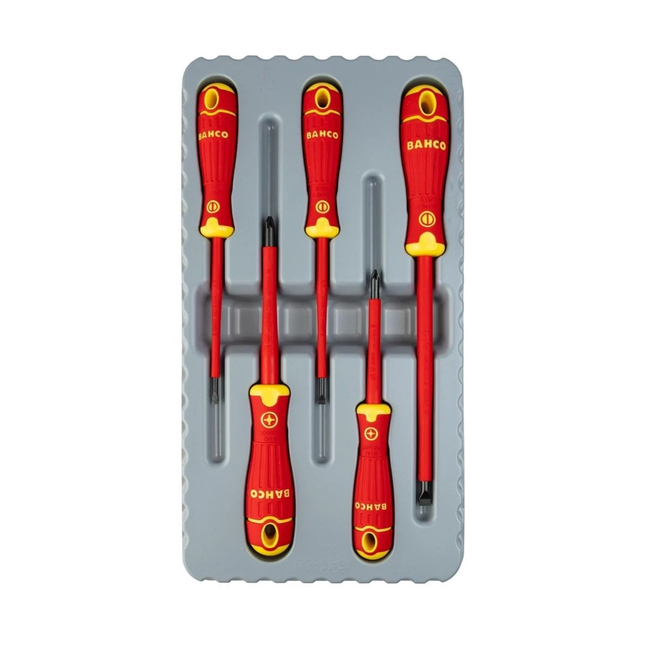BAHCO B220.015 BAHCOFIT Insulated Screwdriver Set, 5 Piece