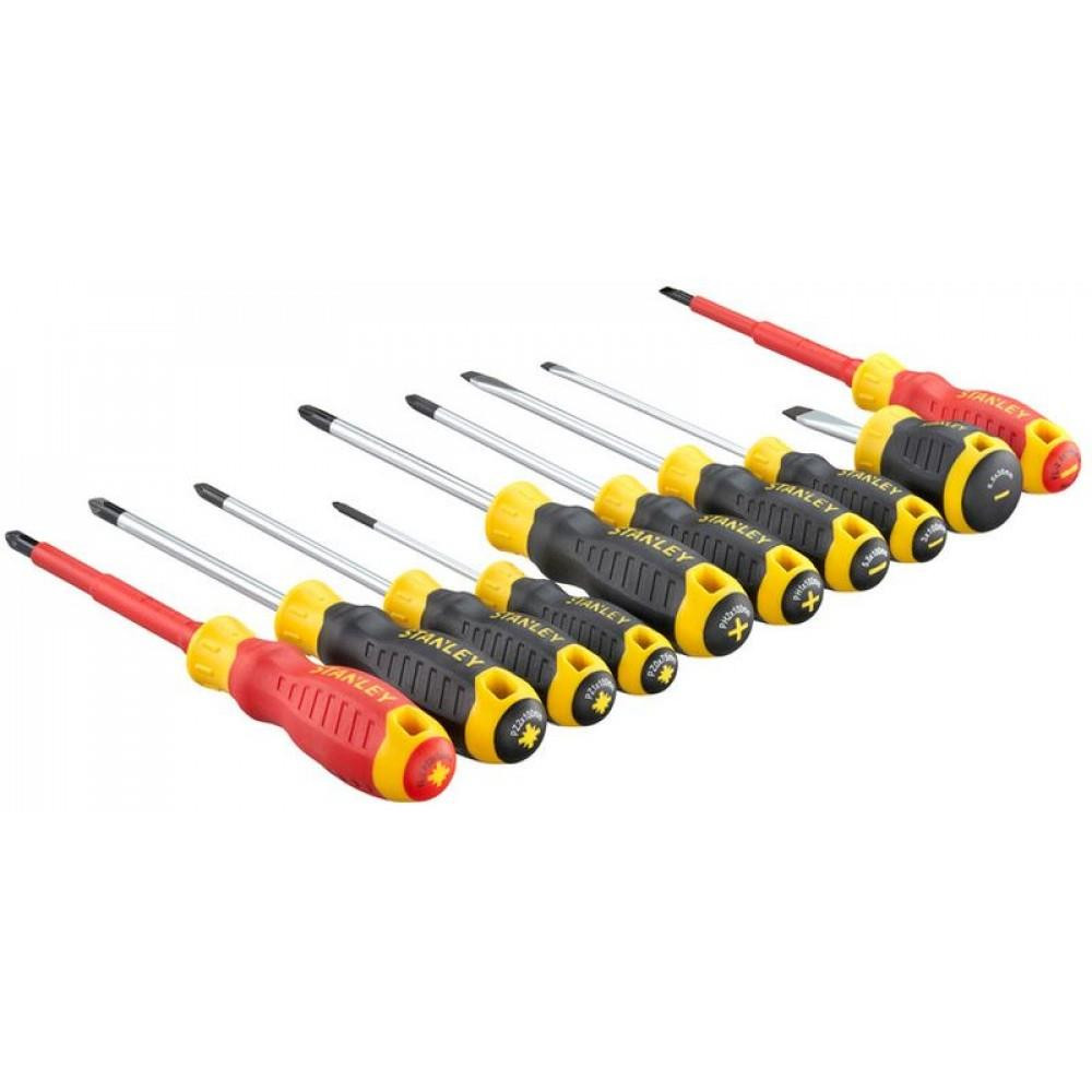 STANLEY Mixed Screwdriver Set in Wallet, 10 Piece STHT60035-9