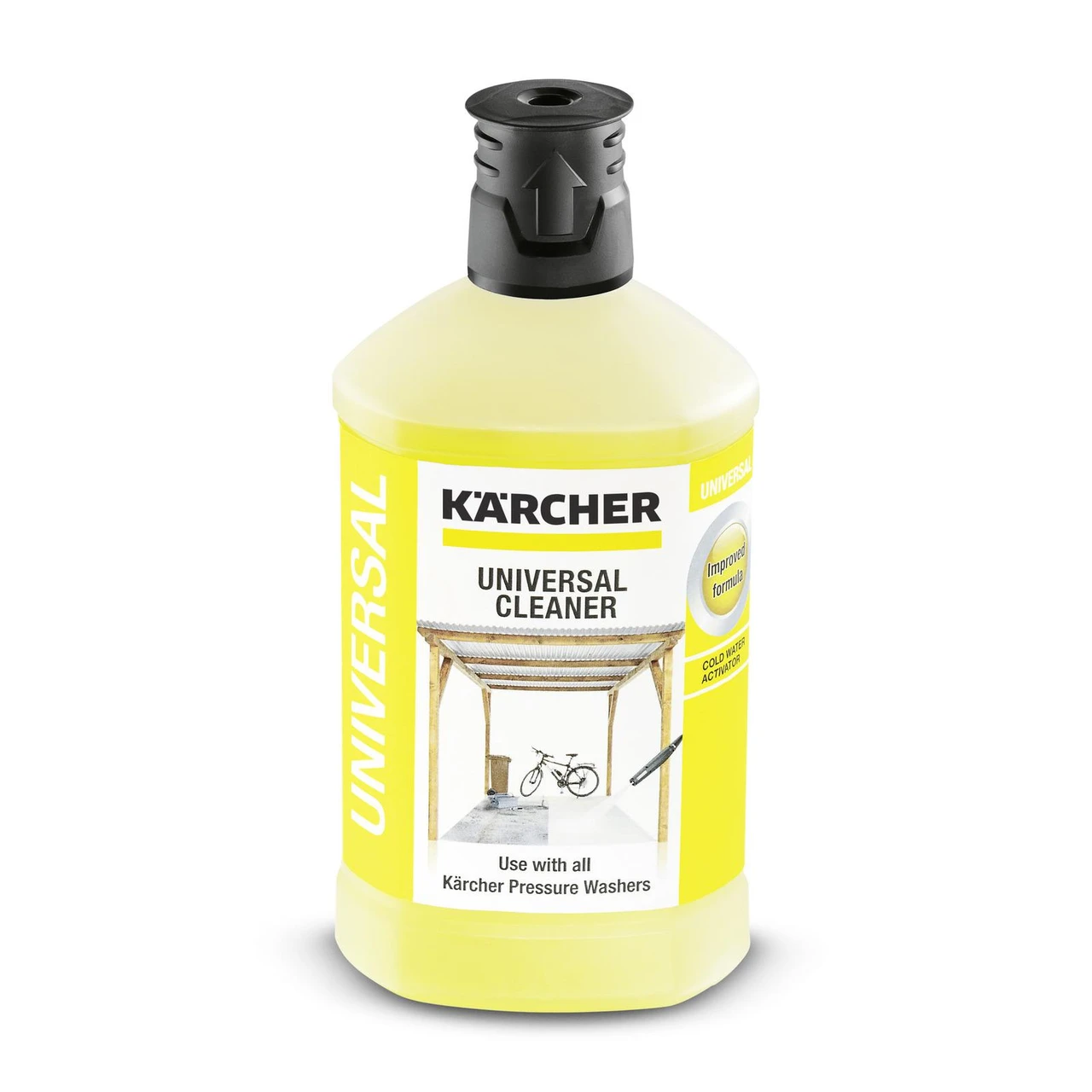 Karcher 1L Universal Cleaner Plug and Clean, Pressure Washer Detergent 62957530 x 3