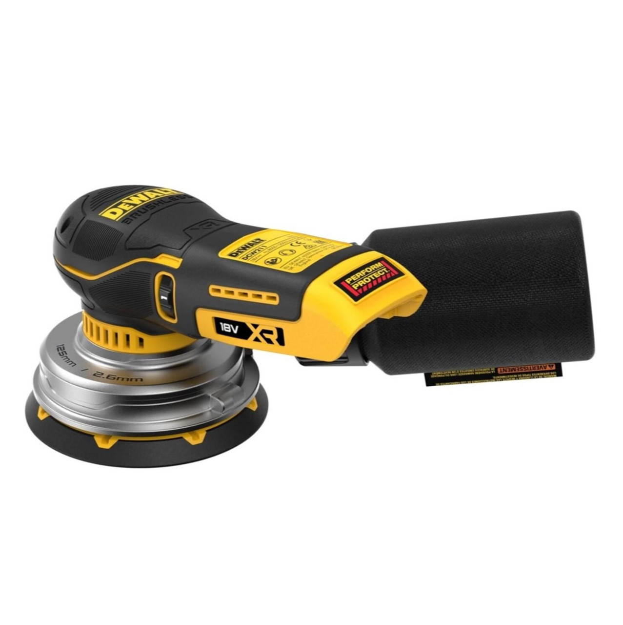 DEWALT DCW211N-XJ 18V XR Brushless 125mm Random Orbital Sander - Bare Unit
