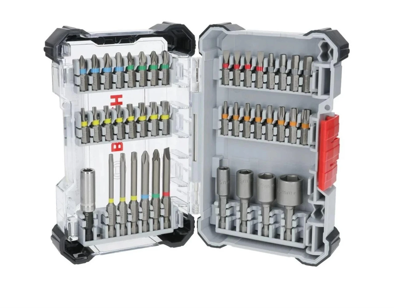 Bosch 2607017723 43 Piece Extra Hard Pick & Click Screwdriver Bit Set in Carry Case