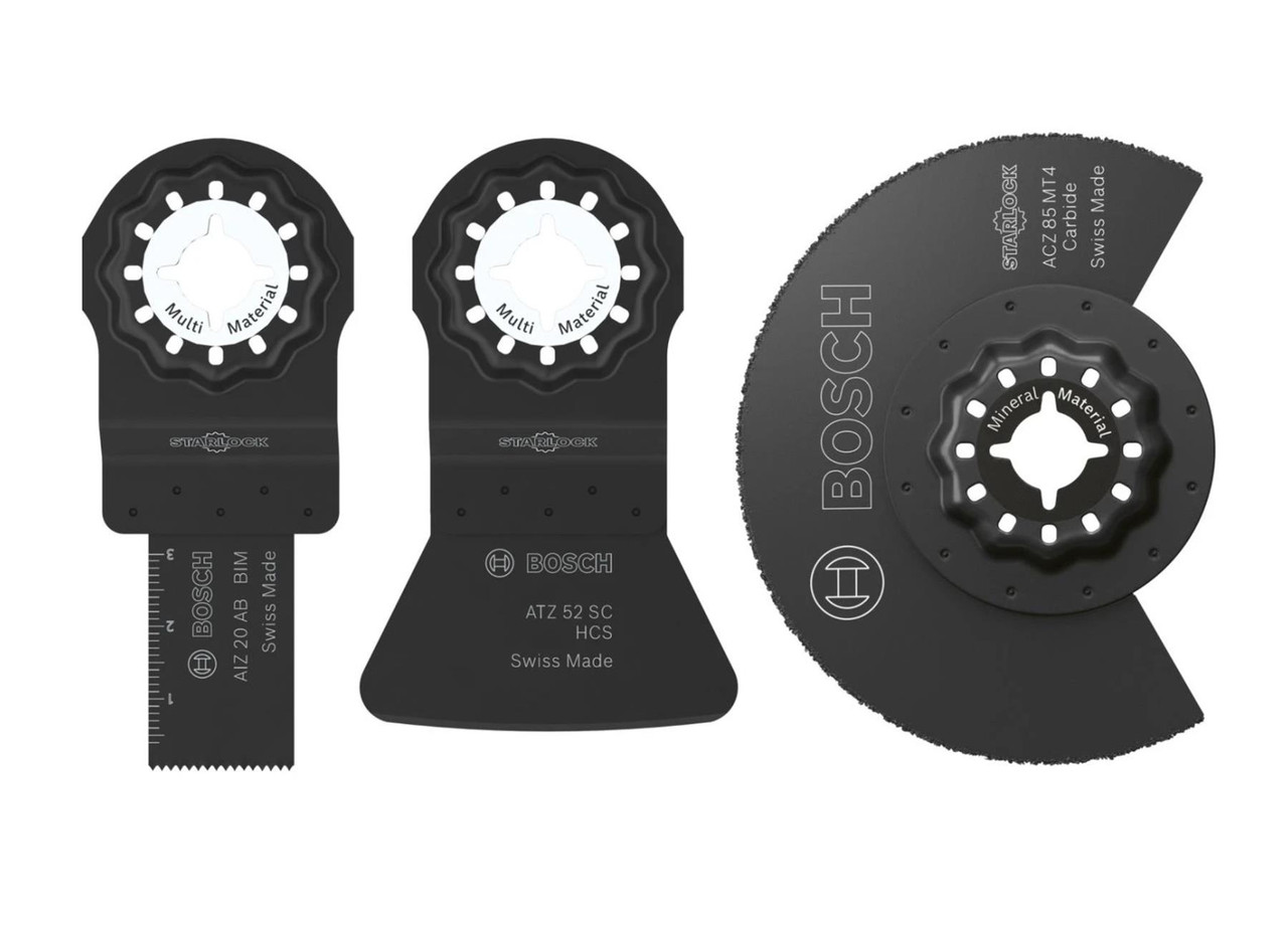 Bosch 2608669332 Tiling Blade Set, 3 Pieces