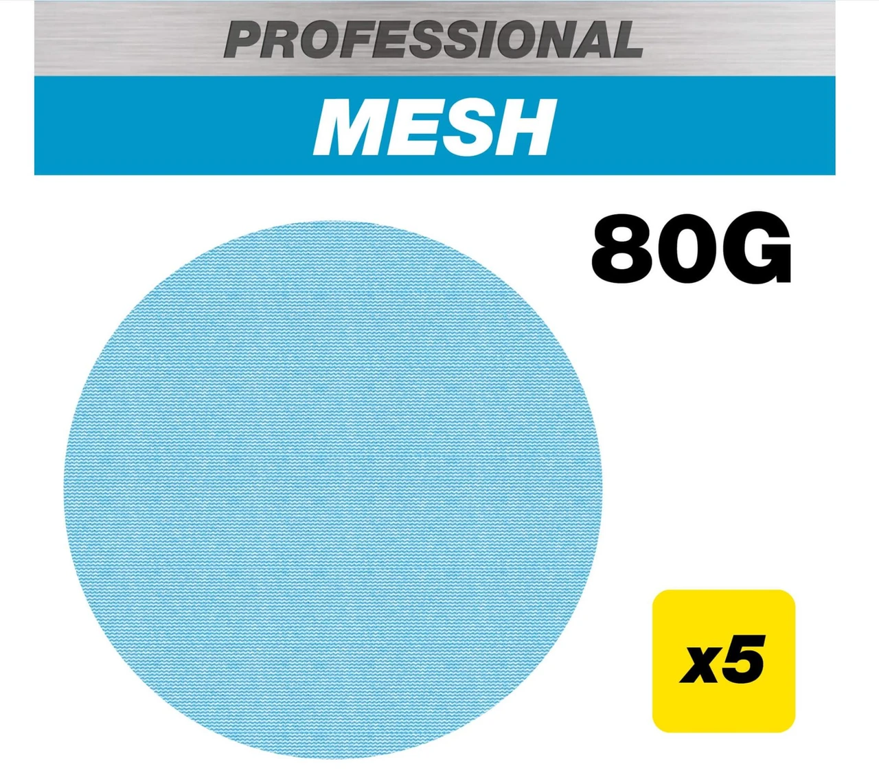 Trend 225Mm 80G Pro Mesh Drywall Sanding Disc, 5 Pack AB/225/80P