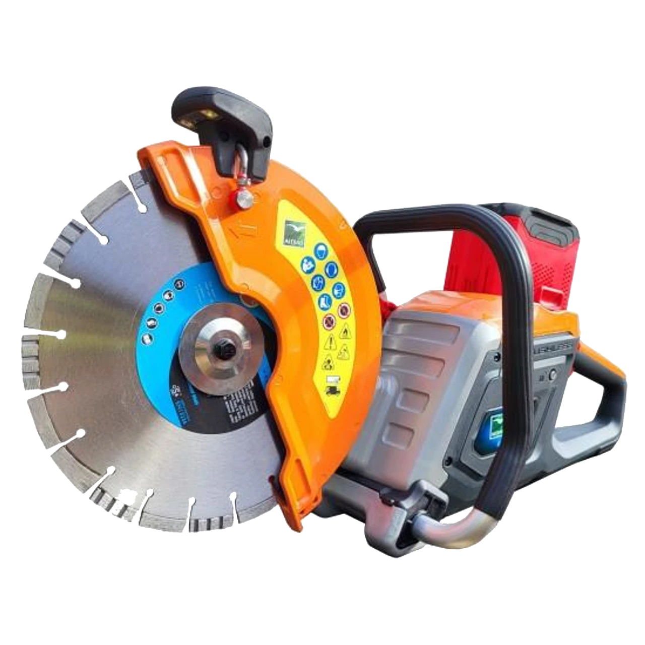 ALTRAD Belle DC 300E+ 82V Cordless Cut-Off Disc Cutter Kit with 1 x 8Ah & 1 x 6Ah Batteries