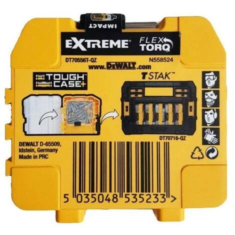 DeWalt DT70556T-QZ Pz2 25mm Torsion Tic Tac Pack Of 3