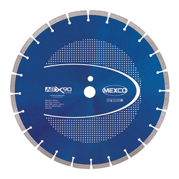 Mexco ABX9035025 350MM 25.4MM Bore Abrasive Materials X90 Grade Diamond Blade