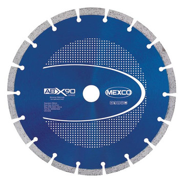 Mexco ABX9023022 230MM 22.23MM Bore Abrasive Materials X90 Grade Diamond Blade
