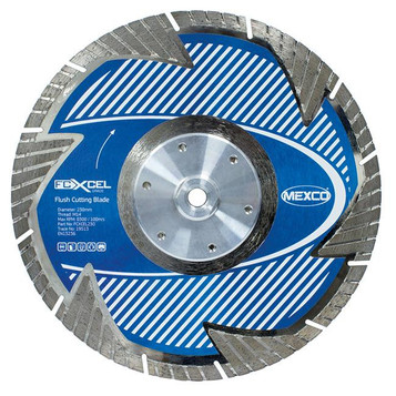 Mexco FCXCEL12522 125MM M14 Bore Concrete Flush Cut Diamond Blade