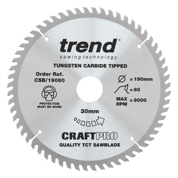 Trend CSB/CC25440T Craft Blade CC 254MMX40TX30MM Thin