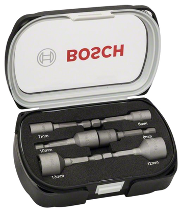Bosch 6 Piece Nut setter kit 6-13mm