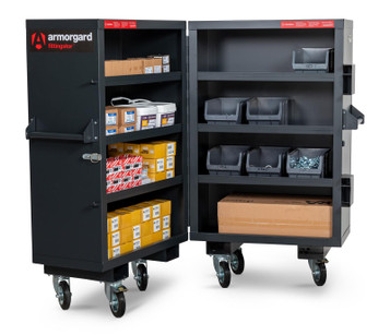 Armorgard FC5 Mobile Fittings Cabinet Bi-fold 915 x 990 x 1575mm