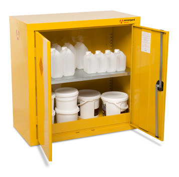 Armorgard HFC3 Hazardous Goods Floor Cupboard with Shelf