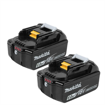 2 X Makita BL1860B 18v 6.0Ah Li-ion LXT Battery Pack Genuine UK